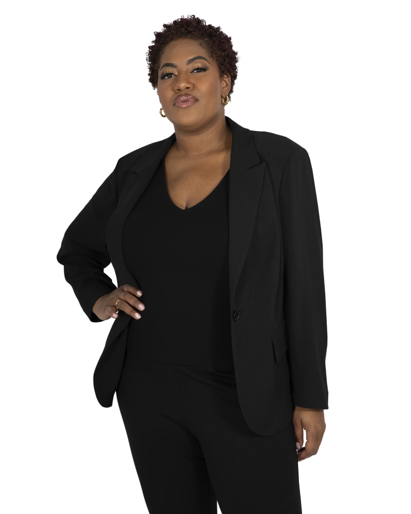 Black blazer size 24 on sale